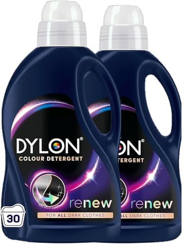 Dylon Black and Dark Liquid Laundry Detergent, Pack of 2 (60 Wash Loads)