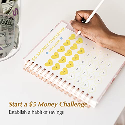 Arial Piggy Bank For Adults Break To Open, Clear Piggy Bank Savings Jar Cash And Coin, Perfect Size 8" H X 5" Diameter For Adults Kids Birthdays Home Decoration (Medium) #TOP2