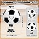 Hpbaggy Plüsch Fußball Spielzeug,Plüsch Football,25 cm Fußball Plüschtier Spielzeug,Plüschkissen Kinderzimmer Dekoration,Kissen Weich Flauschig Geschenk für Kinder,Fußballliebhaber Jungen Mädchen