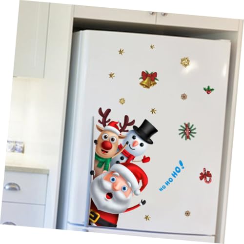 Autocollants décoratifs de décalques joyeux pour vitres