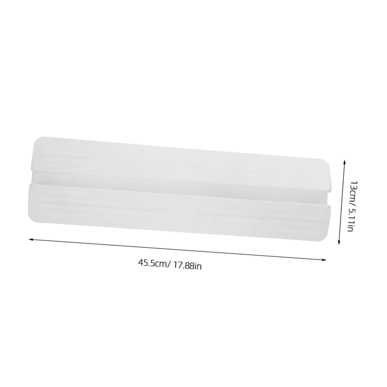 BESPORTBLE 2Pcs Gate Support Feet Slip Floor Transition Strip for Doorway Ramps Durable Guardrail Holder for Stairways Pet Fences Easy Installation White