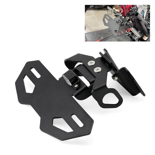 Support de plaque moto réglable et inclinable pour un arrière bien rangé MT-07