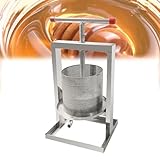 Feiphla Obstweinpresse Entsafter ObstmüHle 2l/4l/8l Mit Manueller Entsafter Apfelweinpresse Apfelpresse Traubenpresse OlivenöLpresse Saftpresse Mit EdelstahlfäSser 2L