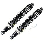 DTA 2 Front Shocks Struts Coil-over Spring Compatible With 2005-2021 Honda Fourtrax Foreman 500 - TRX500FM, TRX500FE 4x4 - OEM Replacement