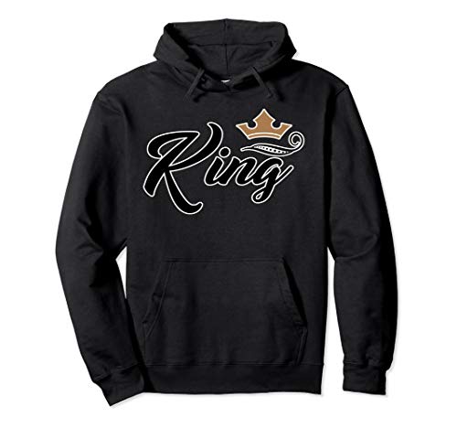 King And Queen Couple Hoodies - Couple Matching Hoodies