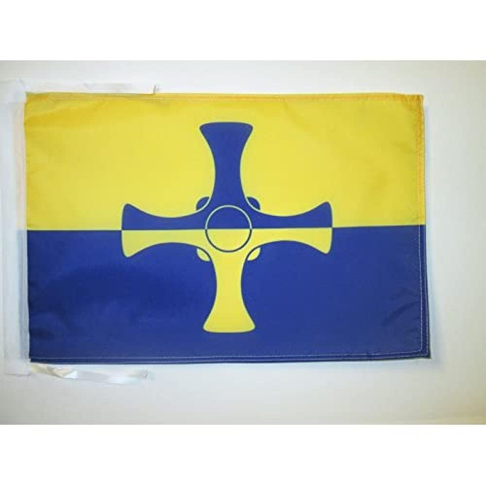 AZ FLAG Durham New county Flag 45x30 cm 100D Polyester Cords