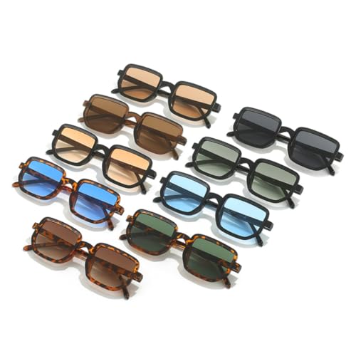 Lunettes de soleil transparentes UV400 pour look dégradé océan - 2