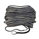 【Corde de Treuil Séduisante avec sa construction à cette corde de treuil est dotée d'un revêtement unique pour la résistance aux UV et la protection contre l'usure. Sa construction améliorée la rend nettement plus et résistante à l'usure que les cordes en nylon traditionnelles