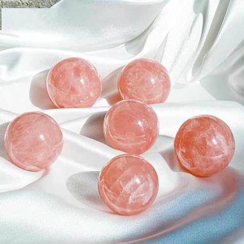 Boule de cristal 85mm polie en pierre brute avec socle pour décoration - 2