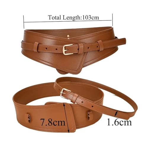 1Pc 103cm Ladies Belt Wide Corset Pin Buckle Wiastband Dress Coat Decoration for decoration3