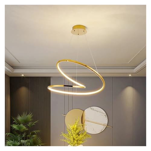 Lustre moderne LED en design linéaire haut de gamme pour chambre LWX