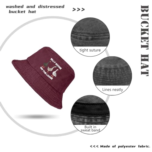 Image of Funny Silly Goose Hat Silly Goosee On The Loose Hat for Women Dad Hats Funny Hats