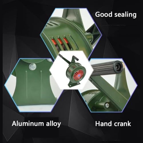 Sirene manual montada na parede, buzina de sirene operada manualmente, manivela de sirene de ataque