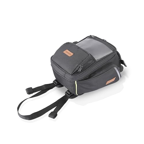 Image of GUARDIANGEARS Sidekick Universal Tank Bag with Straps Fits on All Motorcycles with a Metal or Fiber /Plastic Tank with rain Cover Included.