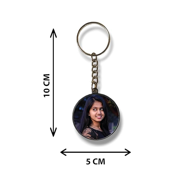 Image of magical gifts Customized Keychains, Unique Personalized Key RIngs and Charms with Your Photos /Name /Design for Bags /Bikes /Car and Gifting Purposes