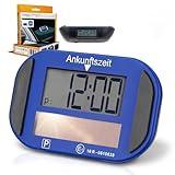 Technaxx TX-337 Disco orario elettronico Solare – Timer Automatico da parcheggio per Auto con sensore di Movimento, Doppio Display e Ricarica Solare – Accessorio Smart per Veicoli