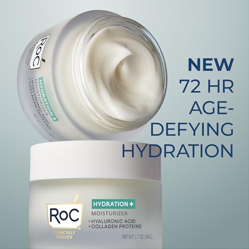 RoC Hydra+ Moisturiser – Crème Visage Hydratante | Acide Hyaluronique pour Tous les Types de Peau | 50 mL – vue 2