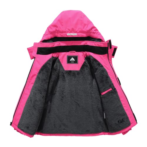 Image of Kid's Ski Jacket Winter Coat Boy's and Girl's Snowboarding Jackets | Kids Ski Jacket | Windproof, Waterproof, Insulated | Removable Hood, Zipper Pockets | Snowboarding Coat for Boys and Girls