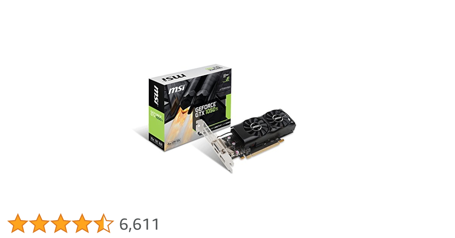 Amazon | GeForce GTX1050TI 4GT LP | MSI | グラフィックボード
