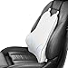 Dreamer Car Back Support Cushion with 2 Straps Designed for Car Seat,Balanced Softness High Density Memory Foam Lumbar Support Pillow with Ergonomic Streamline Designed for Sciatic Pain Relief,Gray