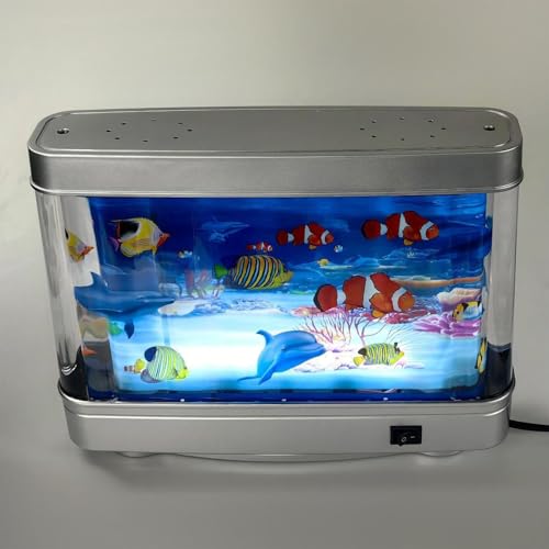 Aquarium artificiel de table : cadeau veilleuse originale - 8