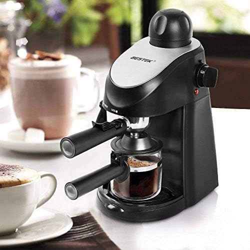 [ETL Listed] Máquina espresso BESTEK, 3.5Bar Espresso Cafetera y Capuchino  Máquina con Espresso de Leche, Espresso Maker con Vaporizador, Negro :  Hogar y Cocina - Amazon.com