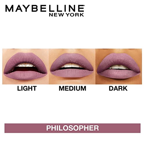 Image of Maybelline New York Super Stay Matte Ink Liquid Lipstick, 100 Philosopher, 5g
