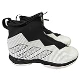 adidas Men's Nasty Torsion Lineman Molded Football Cleats Shoes White/Black #GX1776 - Size Mens 11
