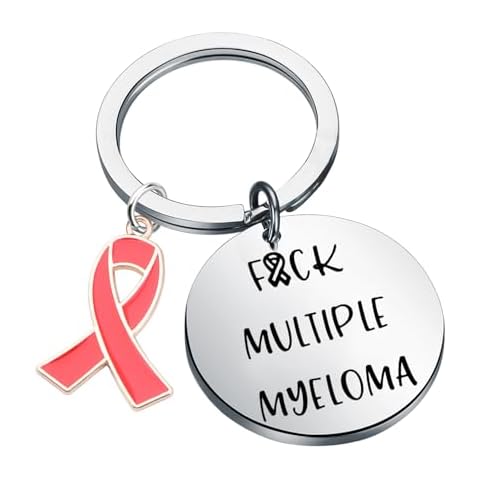 CENWA Fuck Multiple Myeloma Stainless Steel Keychain Cover