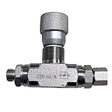 Oreilet Hydraulic Flow Control Valve, G3/8 Flow Control Valve, Bidirectional Hydraulic Restrictor for 1-2 Ton Mini Excavator