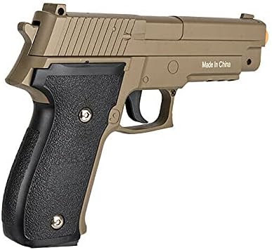 Miniatura 4 de UK Arms G26D Airsoft Metal 226 Pistola de resorte - Tierra Oscura dispara 280 FPS