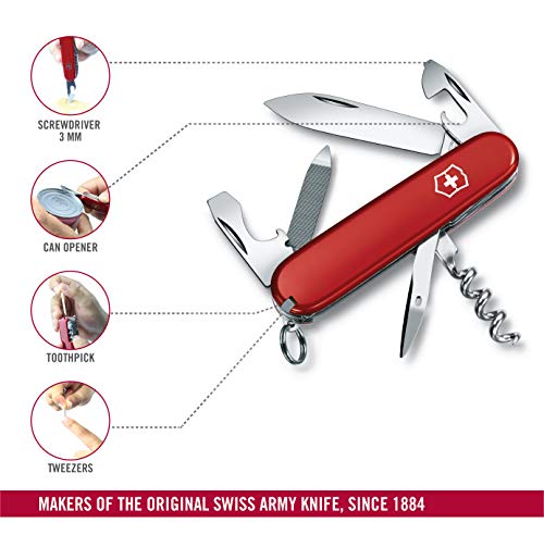Canivete Victorinox Sportsman, Vermelho, 13 funções