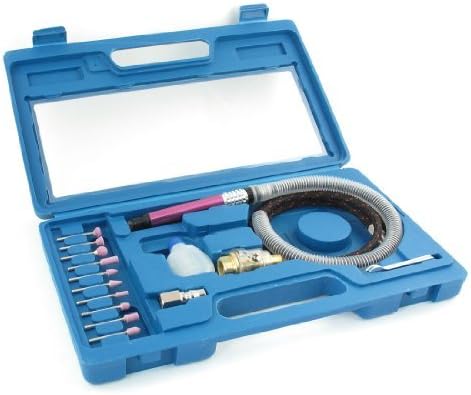 Water & Wood 10 Pcs Mounted Grinding Stones + Air Micro Grinder Grinding Tool Kit