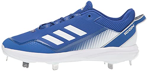 Adidas Men's Icon 7 Baseball Shoe, White/Team Royal Blue/Team Royal Blue, 9 #TOP7
