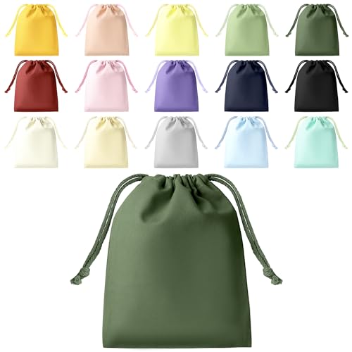 巾着袋 無地 小 【Poco'ce掲載・2枚セット・15色/3サイズ展開】 巾着 無地 インナーバッグ 巾着ポーチ 麻袋 袋 布 弁当箱 小物入れ 体操服入れ 給食袋 モバイルバッテリー ケース サシェ 適用 ラッピング コットンバッグ 着替え袋 アクセサリーポーチ 洗濯袋 収納袋 ポプリ スマホ アクセサリー メイク 化粧品 収納可能 (10千歳緑,S) - モエライフ - 商品画像