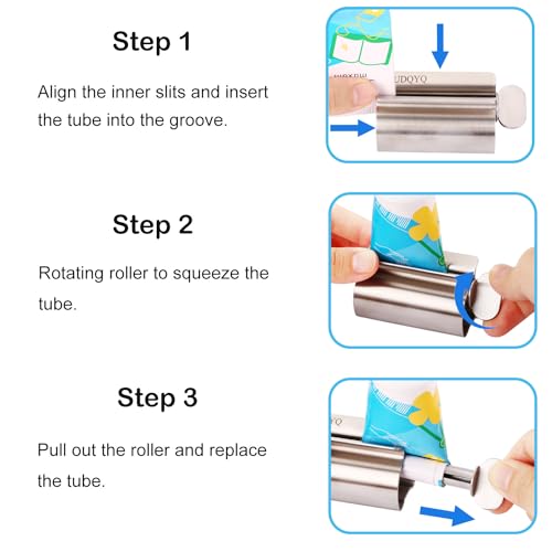 toothpaste squeezer - metal tube squeezer stainless steel tube wringer udqyq toothpaste seat holder stand silver