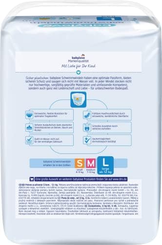 2. Bild von babylove Schwimmwindeln Größe L (10 - 14 kg), 12er pack