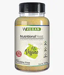 Nutritional Yeast Flocos Sabor Cheddar Free 120G W Vegan