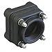 Tank Flange,1 1/2 in Outlet,FNPT,Poly