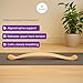 Yogikuti Pranayama Yoga Stick, Multipurpose Wooden Stretching Stick, Curvature Plank, Posture Corrector and Flexibility Enhancer