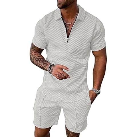 Hoefirm Men's Casual Tracksuit Set Cover