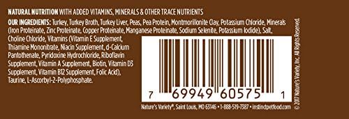Miniatura 2 de Nature's Variety Receta Instinct con ingredientes dietéticos limitados, alimento enlatado húmedo para gatos, Pavo