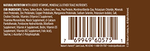 Instinct Limited Ingredient Diet Grain Free Real Turkey Recipe Natural Wet Canned Cat Food By Nature's Variety, 3 Oz. Cans (Case Of 24) #TOP1