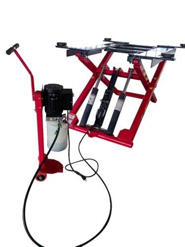 5 Star Tools Mid Rise Vehicle Scissor Lift, 6000 lbs Capacity, 48 inch Height, 110V