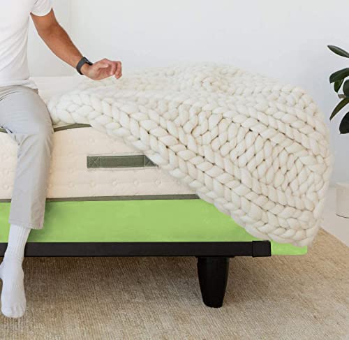 Bed Skirt DNG Creations con pliegues elegantes para somier de cama 4