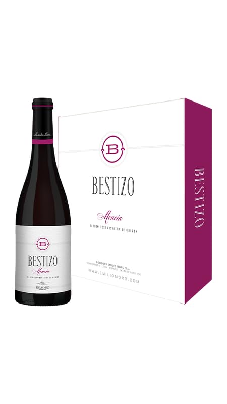 EMILIO MORO - Bestizo, Vino Tinto Español, Mencía Fresco, D.O. Bierzo - Pack 3 Botellas x 750 ml