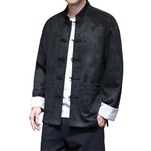 Veste de costume Tang chinoise haut de gamme ornée du Qilin impérial