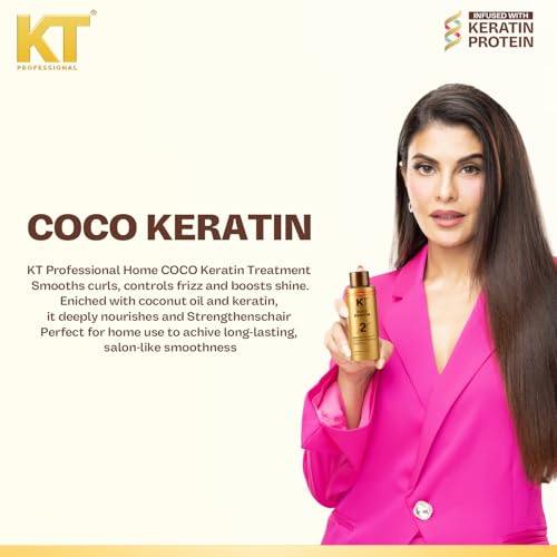 Image of Coco Keratin Protein Treatment Maximum Strength Smoothing Reduces Curls and Frizz Nourishes & Protects hair for Virgin & Henna Coated-120ml