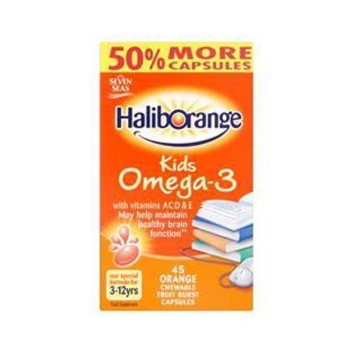 Haliborange Omega3 Orange Chewables Caps 45 Capsule