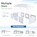Quictent 10x30 Party Tent Gazebo Wedding Canopy Tent for Parties BBQ Shelter Pavilion with Removable Sidewalls & Elegant Church
